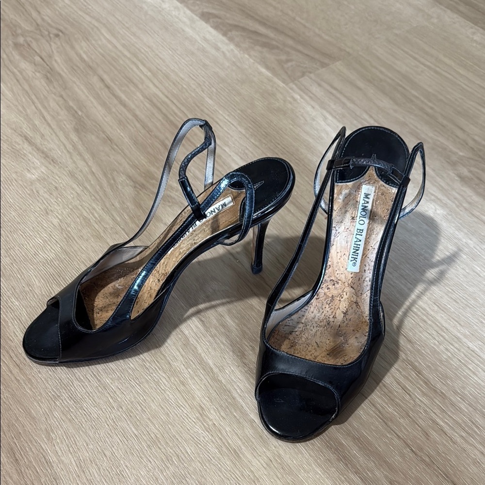 Manolo Blahnik Black Classic Heels